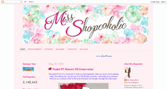 Desktop Screenshot of miss-shopcoholic.com